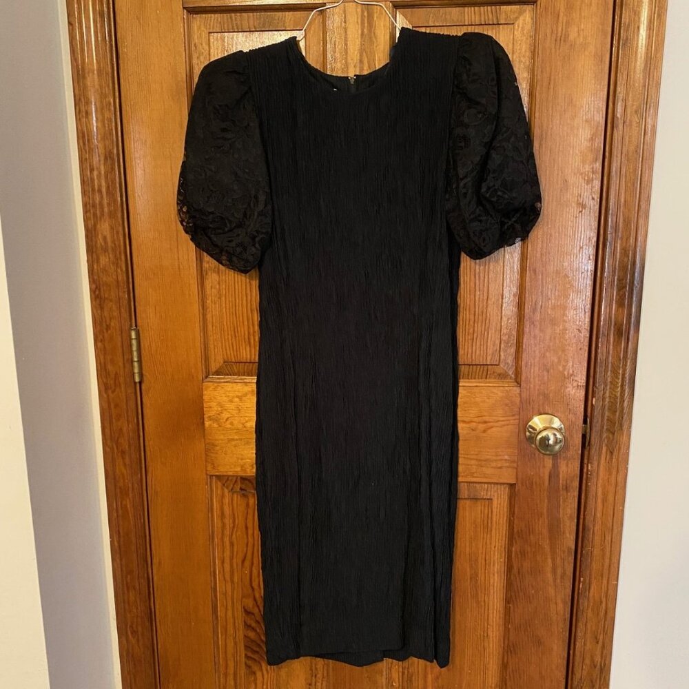 Black Cocktail Dress by Leslie Fay - size 8
